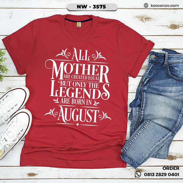 Baju Kaos Distro Keren & Terbaru | Tema Anniversary Wedding - NW 3575