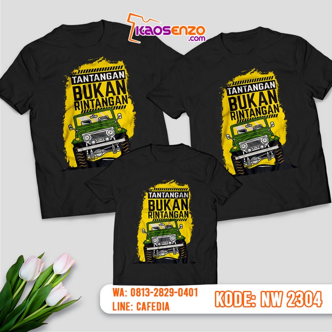 Baju Kaos Couple Keluarga 4x4 Offroad Car | Kaos 4x4 Offroad Car - NW 2304