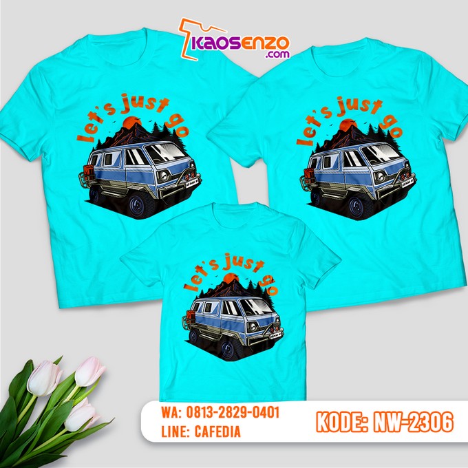 Baju Kaos Couple Keluarga 4x4 Offroad Car | Kaos 4x4 Offroad Car - NW 2306