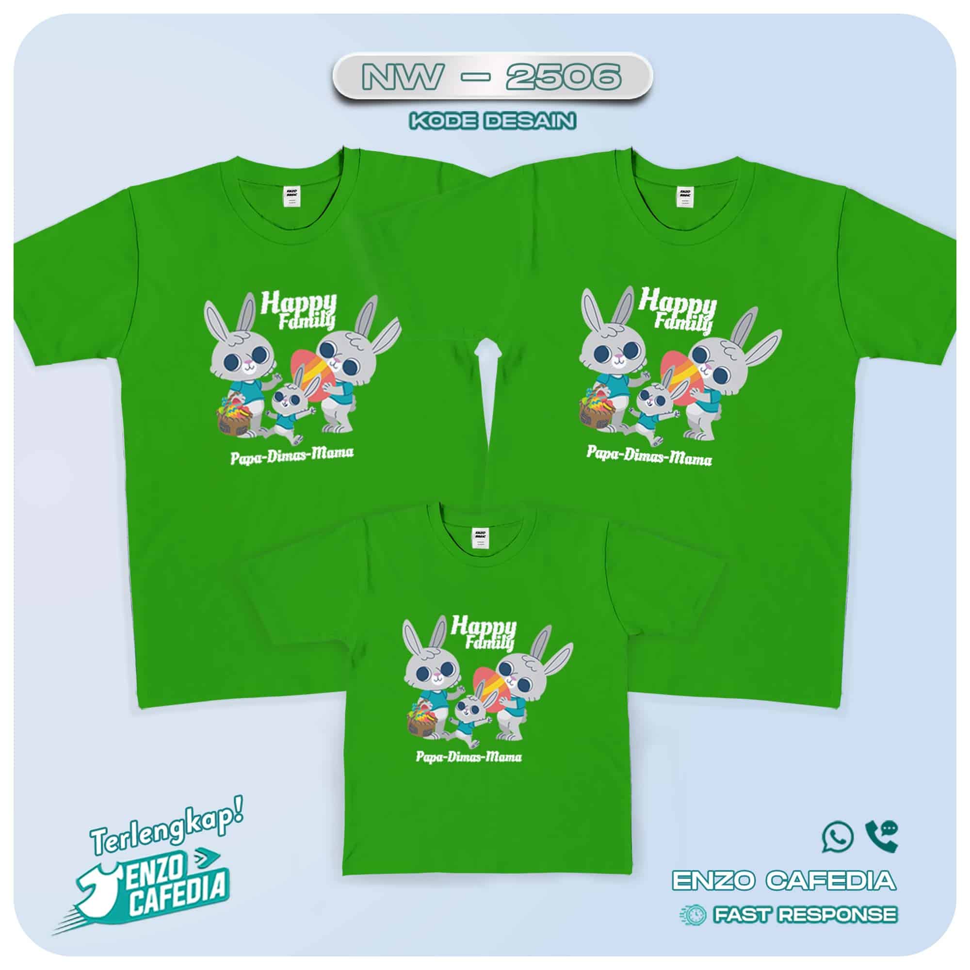 Baju Kaos Couple Keluarga Easter | Kaos Family Custom | Kaos Easter NW 2506