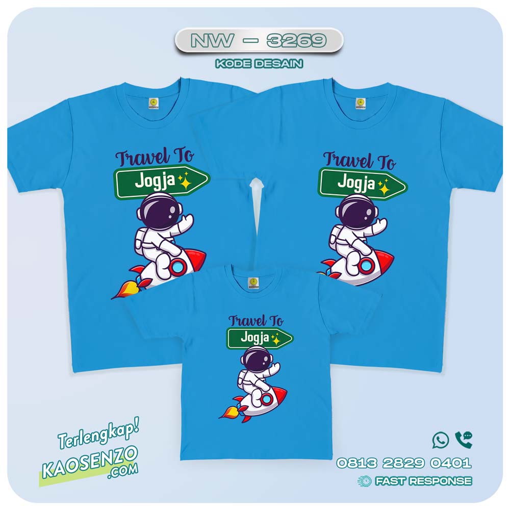 Baju Kaos Couple Keluarga Astronot | Kaos Family Custom | Kaos Astronot - NW 3269