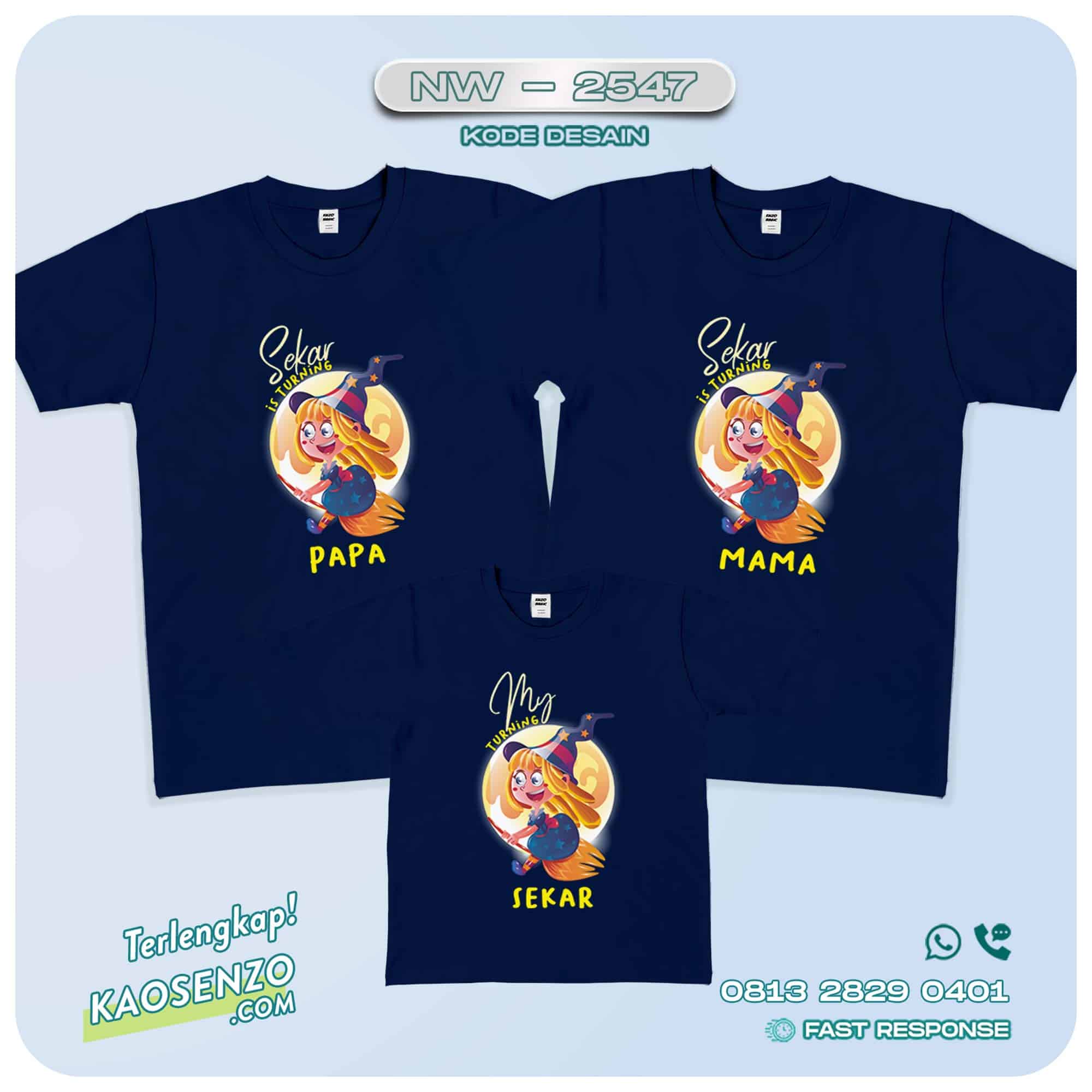 Baju Kaos Couple Keluarga Halloween | Kaos Family Custom | Kaos Halloween - NW 2547