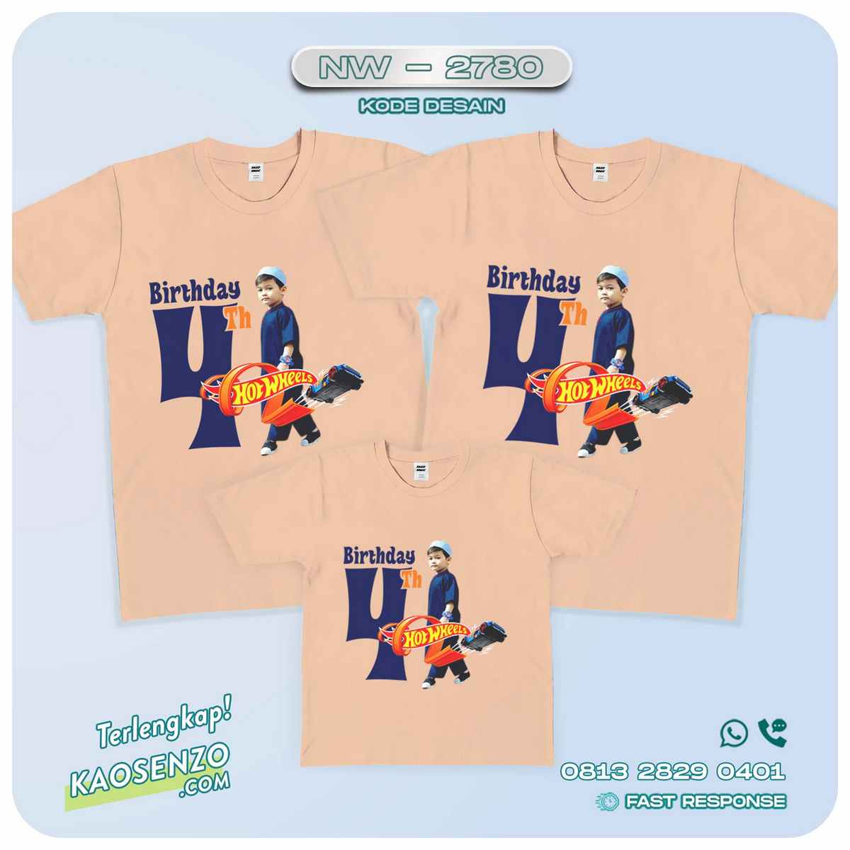 Baju Kaos Couple Keluarga Hotwheels | Kaos Family Custom | Kaos Hotwheels - NW 2780