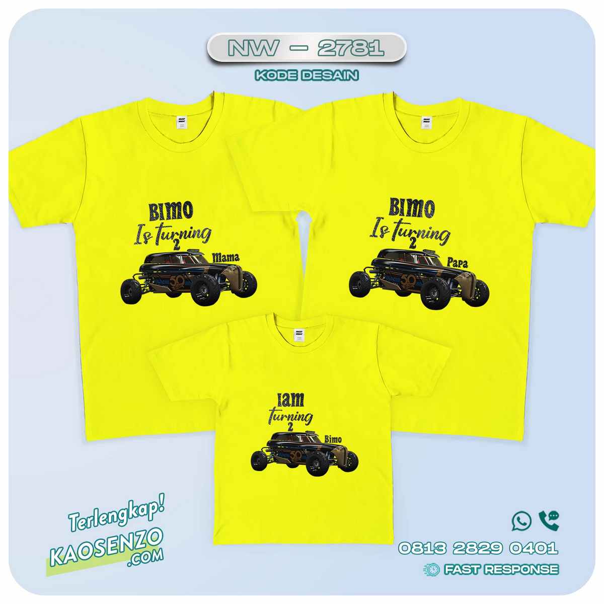 Baju Kaos Couple Keluarga Hotwheels | Kaos Family Custom | Kaos Hotwheels - NW 2781