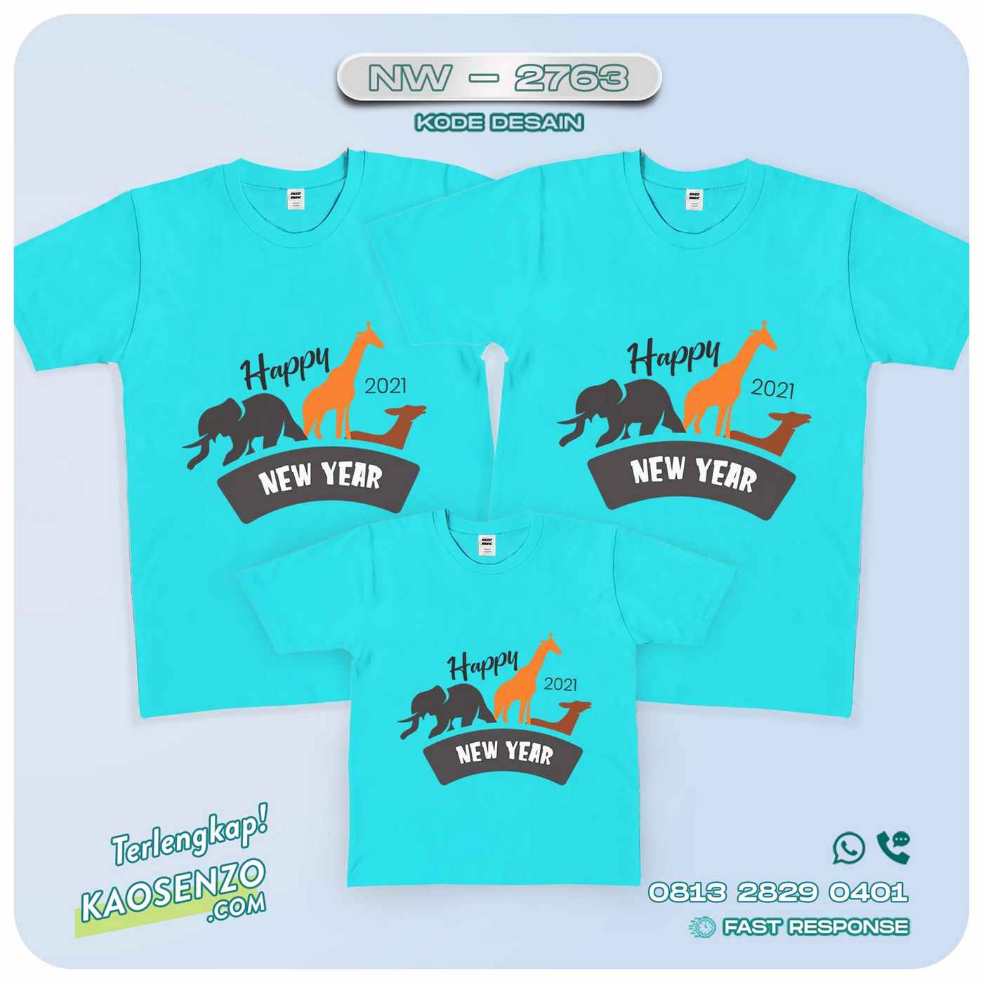 Baju Kaos Couple Keluarga Liburan & Travelling | Kaos Family Custom | Kaos Liburan | Travelling | Tahun Baru - NW 2763