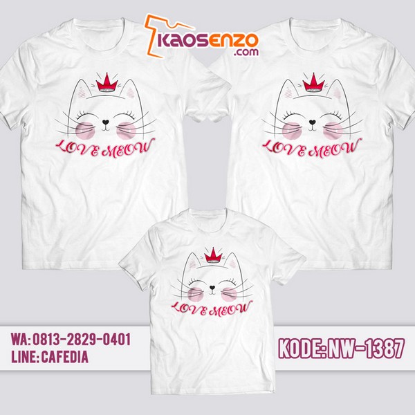 Baju Kaos Couple Keluarga Zoo & Animal | Kaos Family Custom | Kaos Zoo & Animal- NW 1387