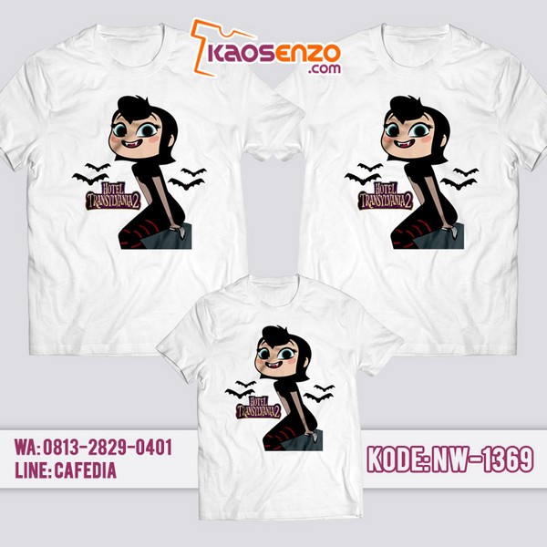 Baju Kaos Couple Keluarga Hotel Transylvania | Kaos Family Custom | Kaos Hotel Transylvania - NW 1369