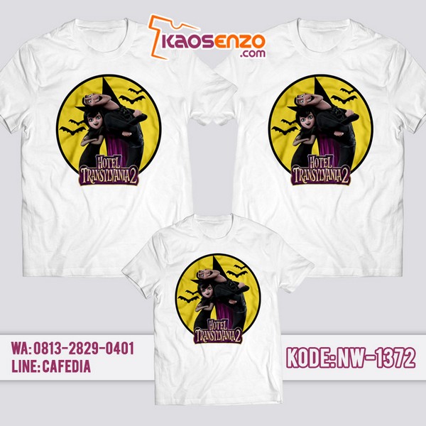 Baju Kaos Couple Keluarga Hotel Transylvania | Kaos Family Custom | Kaos Hotel Transylvania - NW 1372