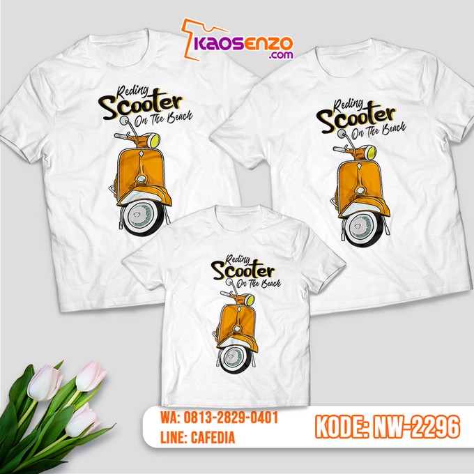 Baju Kaos Couple Keluarga Motor | Koas Motor - NW 2296 