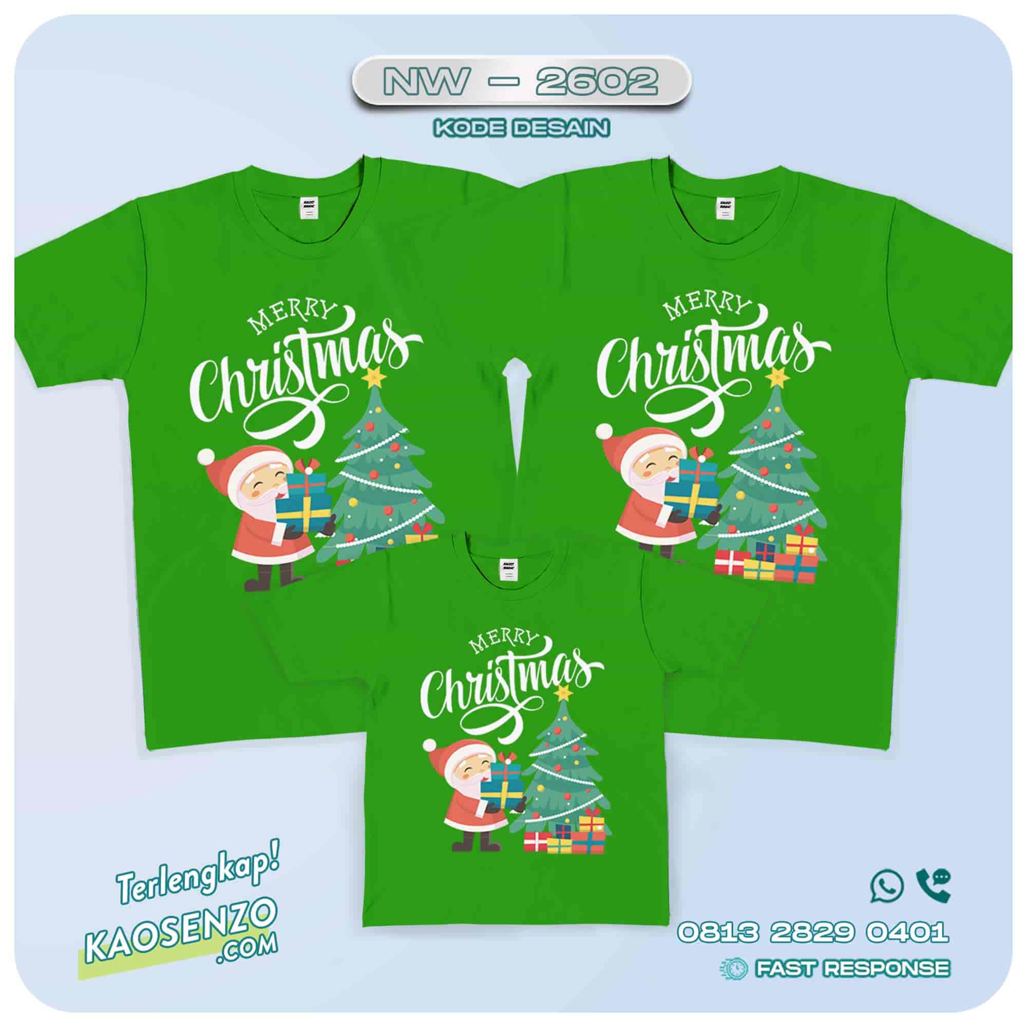 Baju Kaos Couple Keluarga Natal | Kaos Family Custom | Kaos Natal - NW -2602