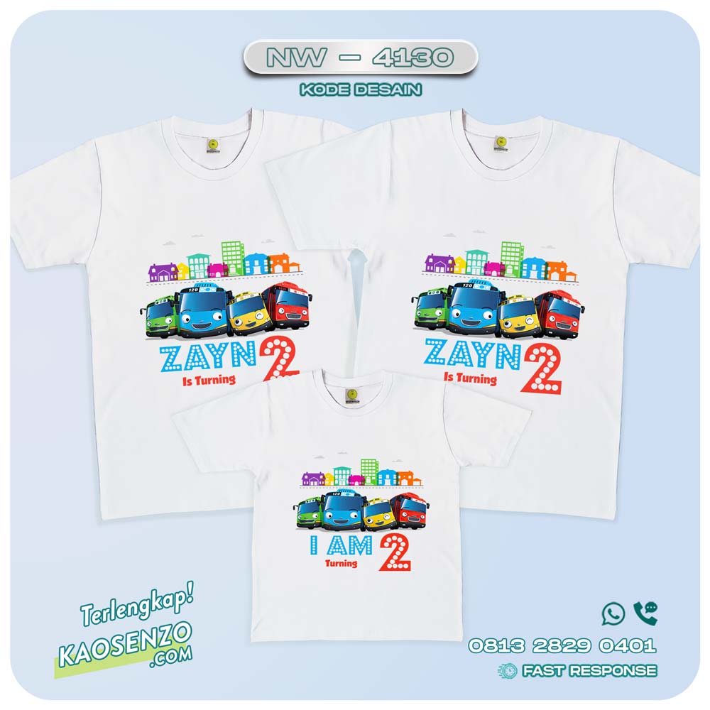 Baju Kaos Couple Keluarga | Kaos Family Custom | Kaos Tayo - NW 4130