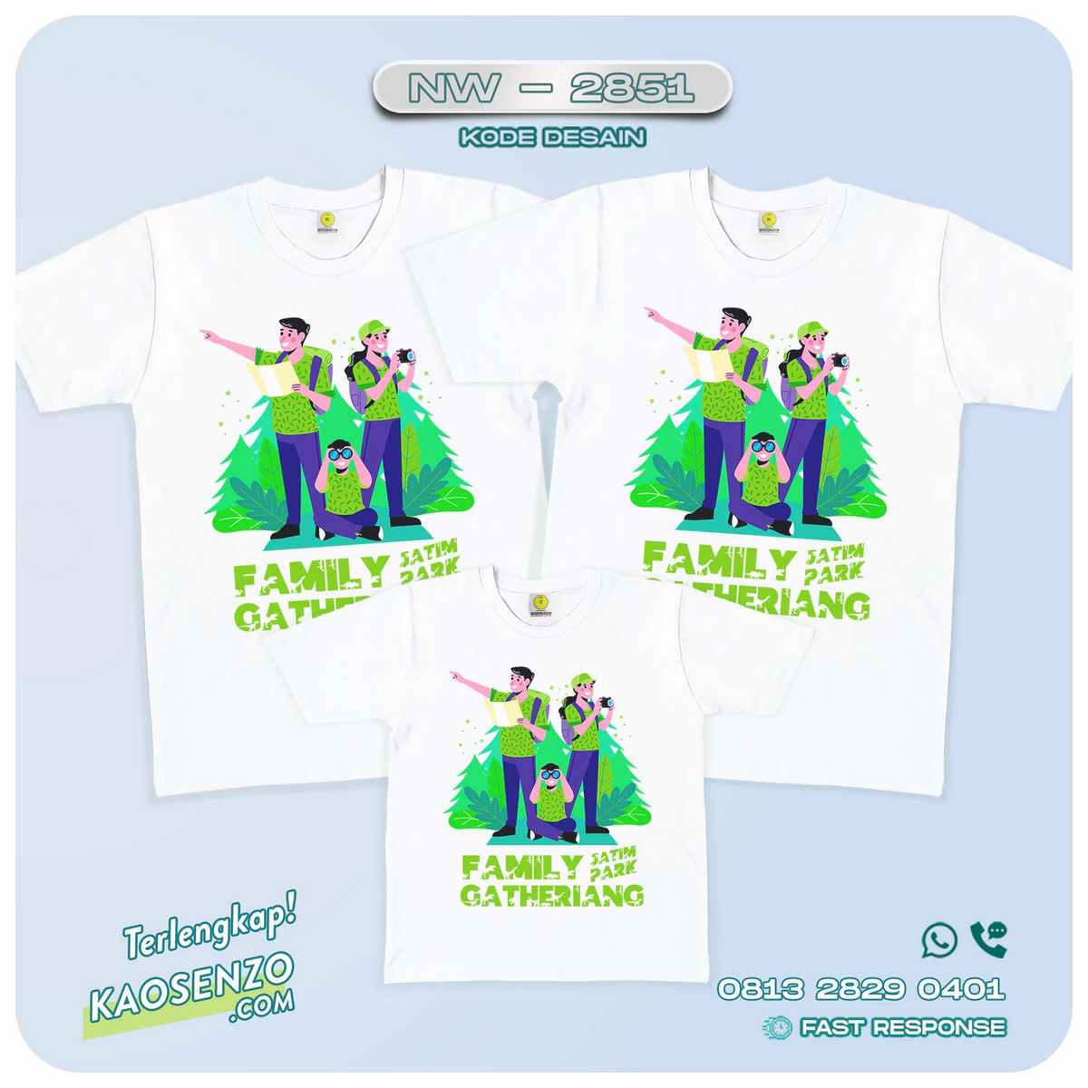 Baju Kaos Family Gathering | Kaos Couple Keluarga - NW 2851