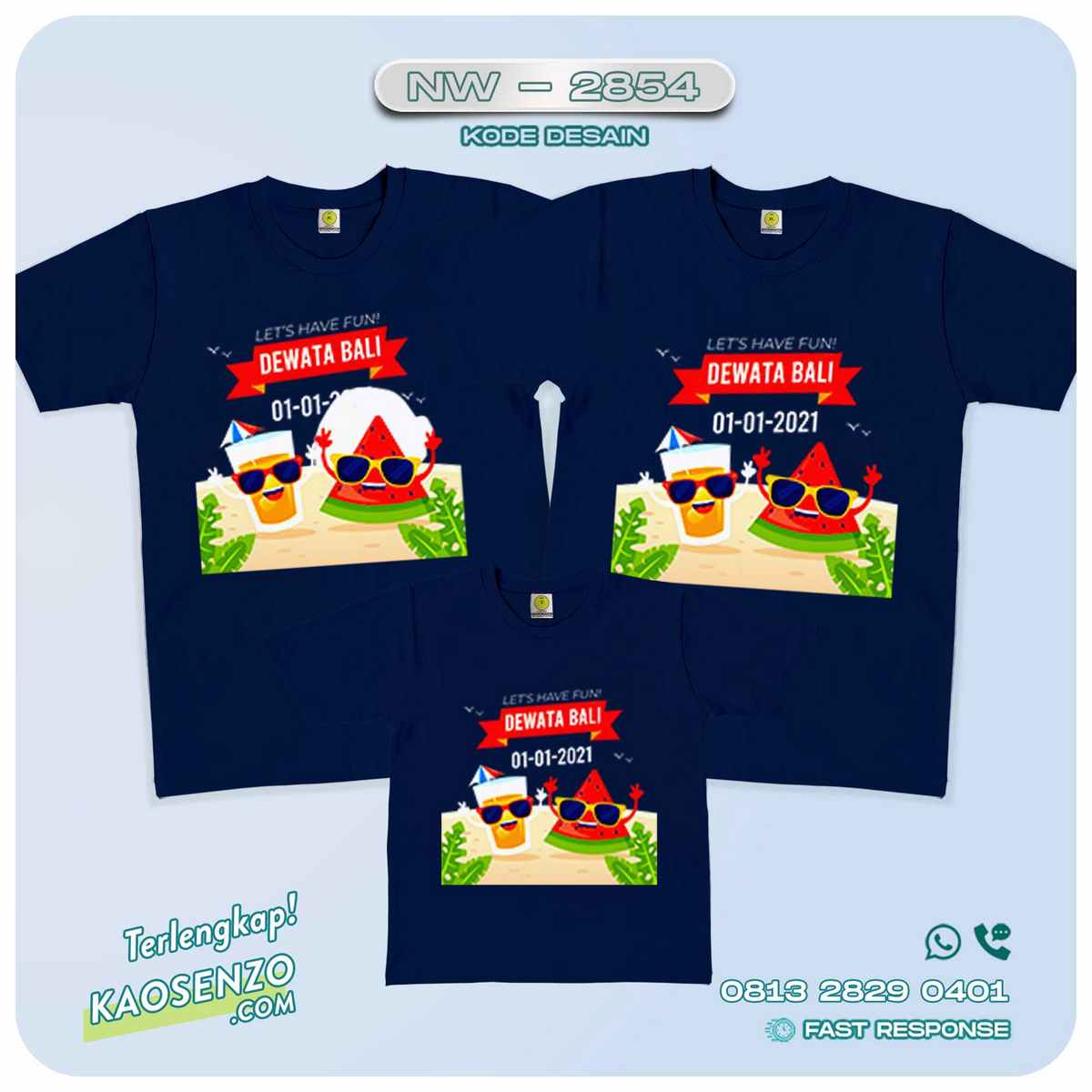 Baju Kaos Family Gathering | Kaos Couple Keluarga | Kaos Gathering - NW 2854