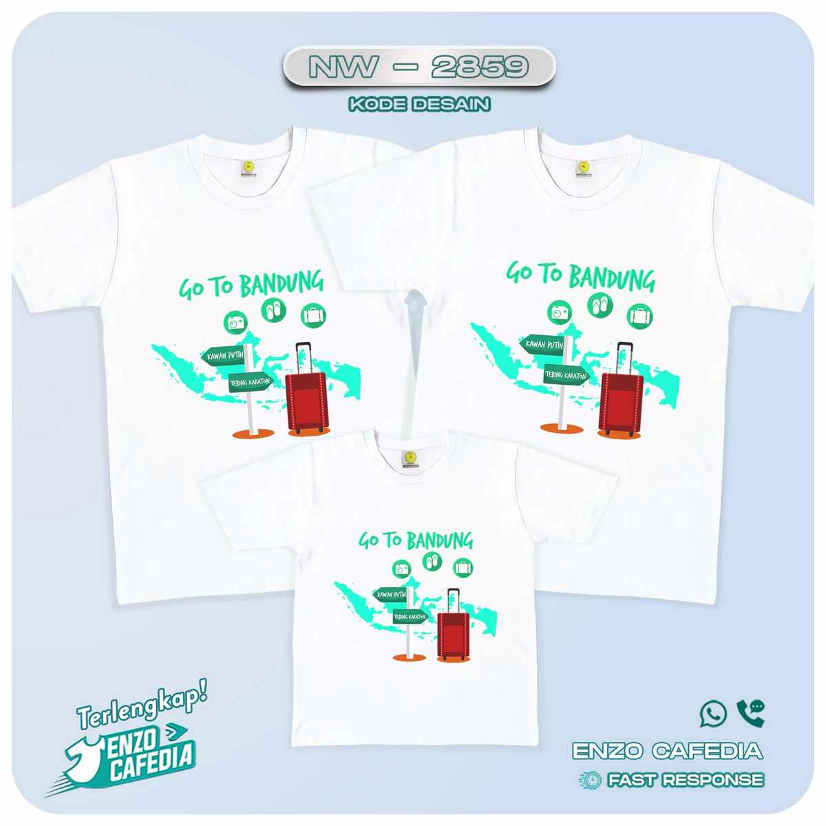 Baju Kaos Family Gathering | Kaos Couple Keluarga - NW 2859