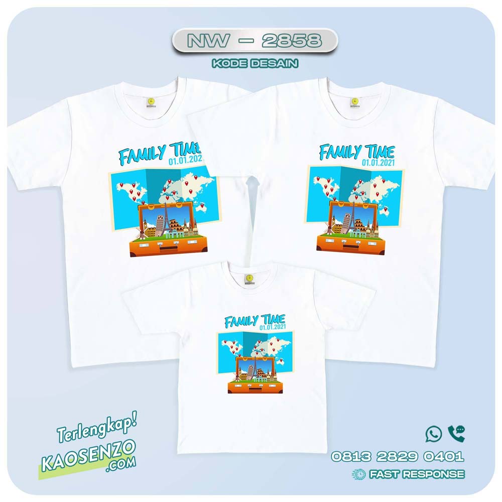 Baju Kaos Family Gathering | Kaos Couple Keluarga - NW 2858