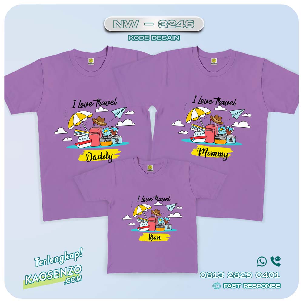 Baju Kaos Family Gathering | Kaos Couple Keluarga | Kaos Gathering - NW 3246