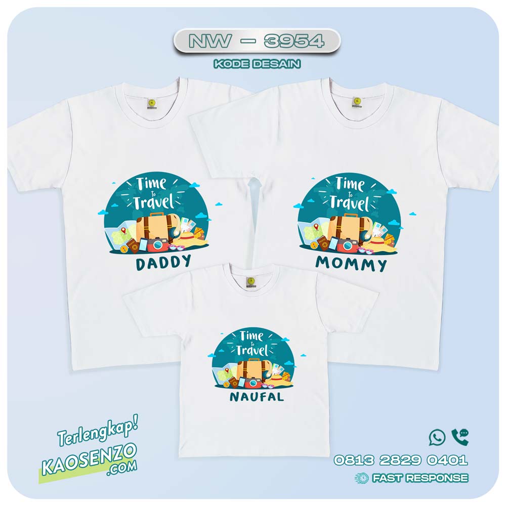 Baju Kaos Family Gathering | Kaos Couple Keluarga | Kaos Gathering - NW 3954