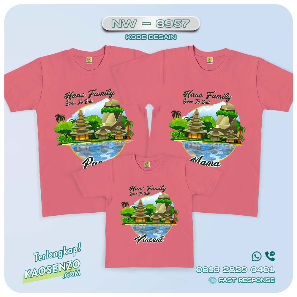 Baju Kaos Family Gathering | Kaos Couple Keluarga | Kaos Gathering - NW 3957