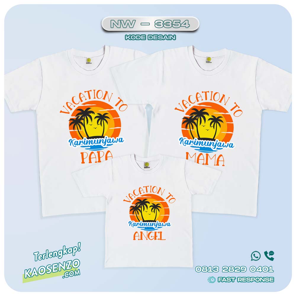 Baju Kaos Family Gathering | Kaos Couple Keluarga | Kaos Gathering - NW 3354