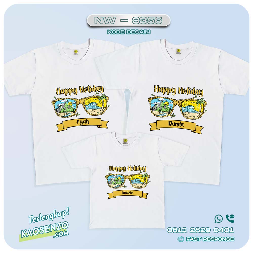 Baju Kaos Family Gathering | Kaos Couple Keluarga | Kaos Gathering - NW 3356