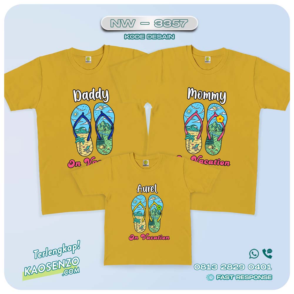 Baju Kaos Family Gathering | Kaos Couple Keluarga | Kaos Gathering - NW 3357