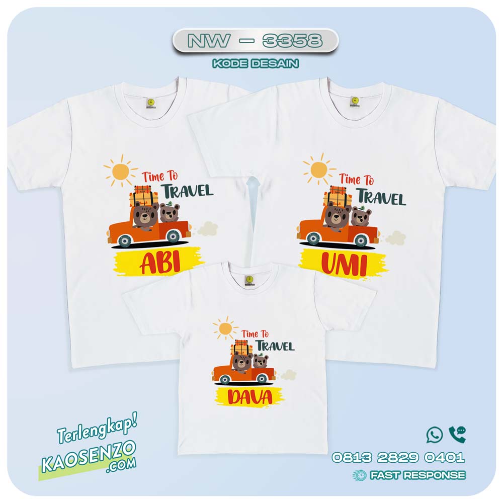 Baju Kaos Family Gathering | Kaos Couple Keluarga | Kaos Gathering - NW 3358