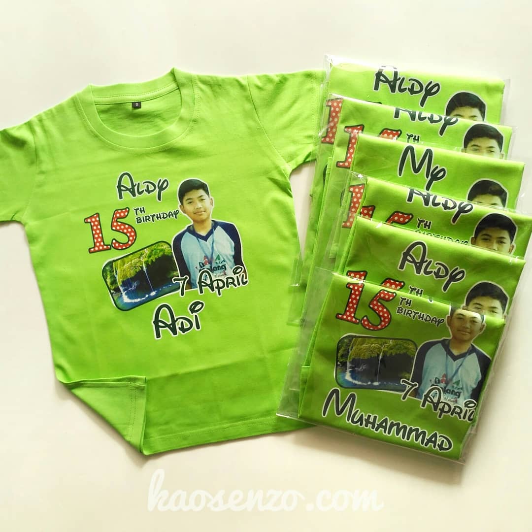 Kaos Keluarga | Kaos Ultah | Kaos Couple | Kaos Motif Foto