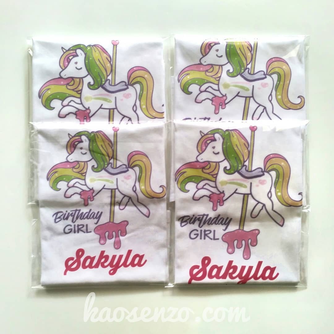 Kaos Keluarga | Kaos Ultah | Kaos Couple | Kaos Motif Unicorn