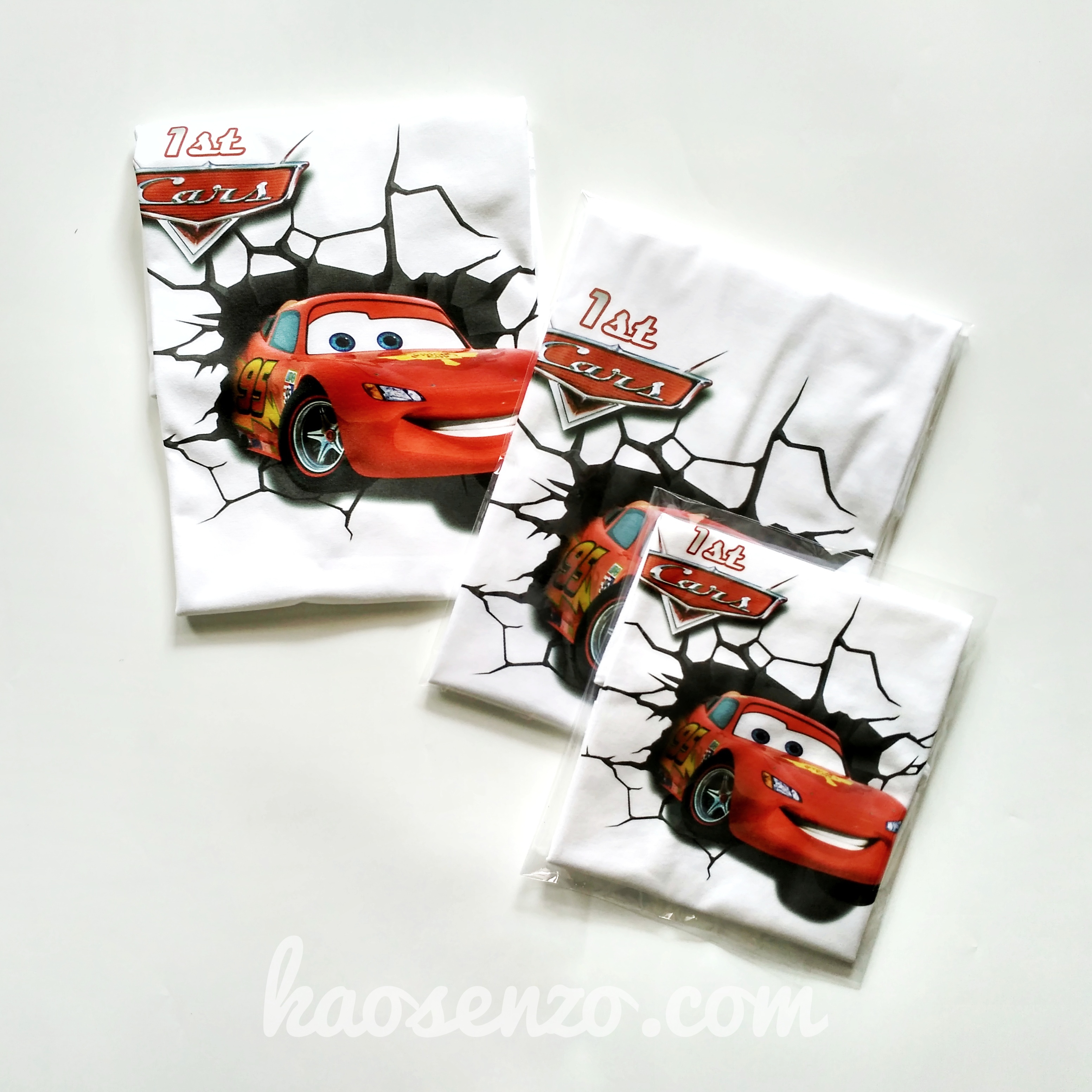 Baju Kaos Couple Keluarga | Baju Kaos Ultah Motif Cars