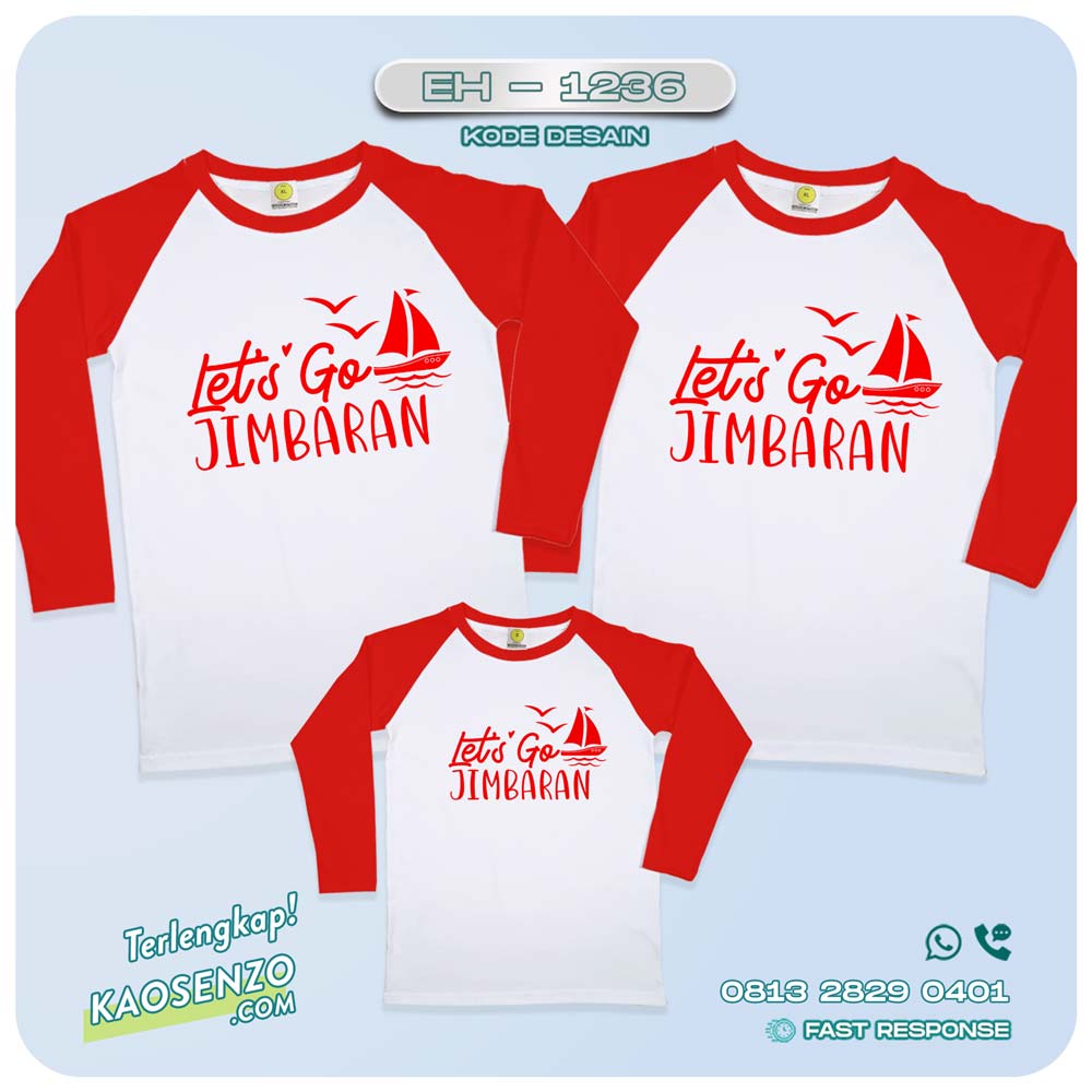 Baju Kaos Couple Keluarga Traveling | Kaos Couple Family Gathering | Kaos Liburan Keluarga | Kaos Traveling - EH-1236