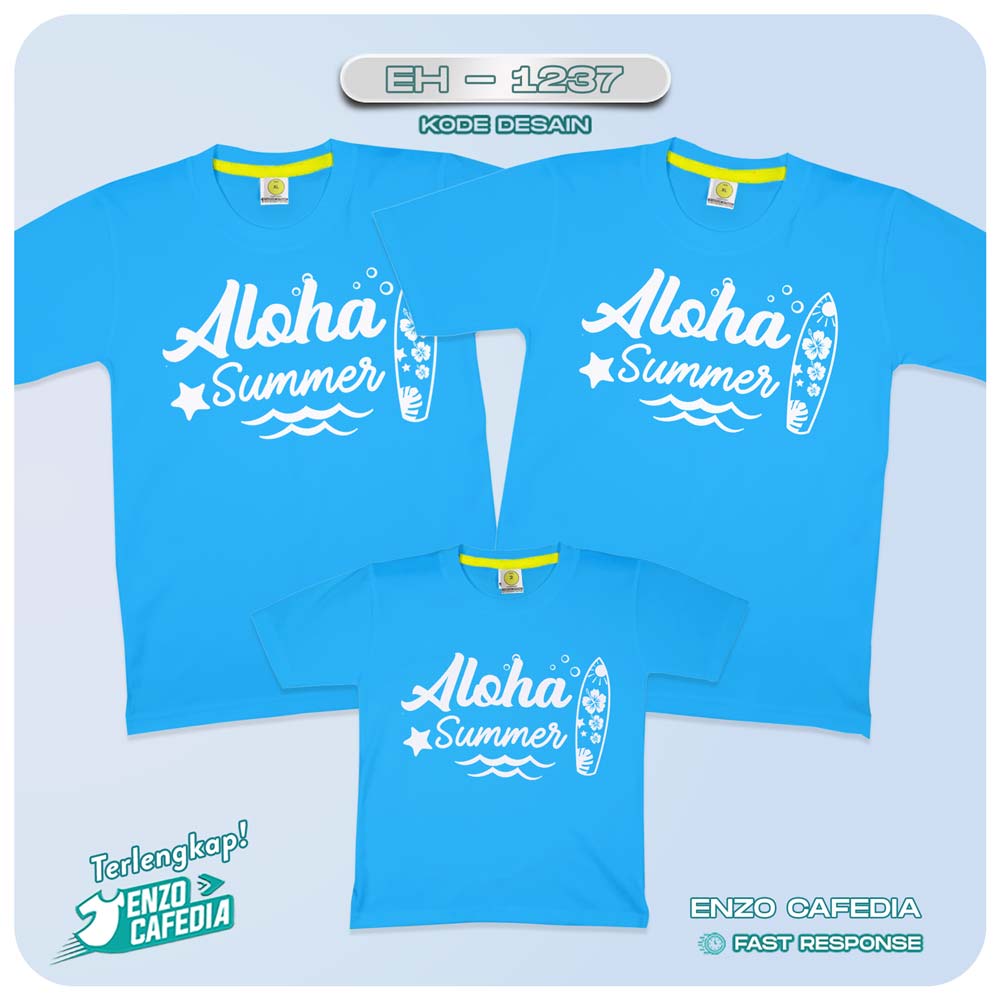 Baju Kaos Couple Keluarga Traveling | Kaos Couple Family Gathering | Kaos Liburan Keluarga | Kaos Traveling - EH-1237