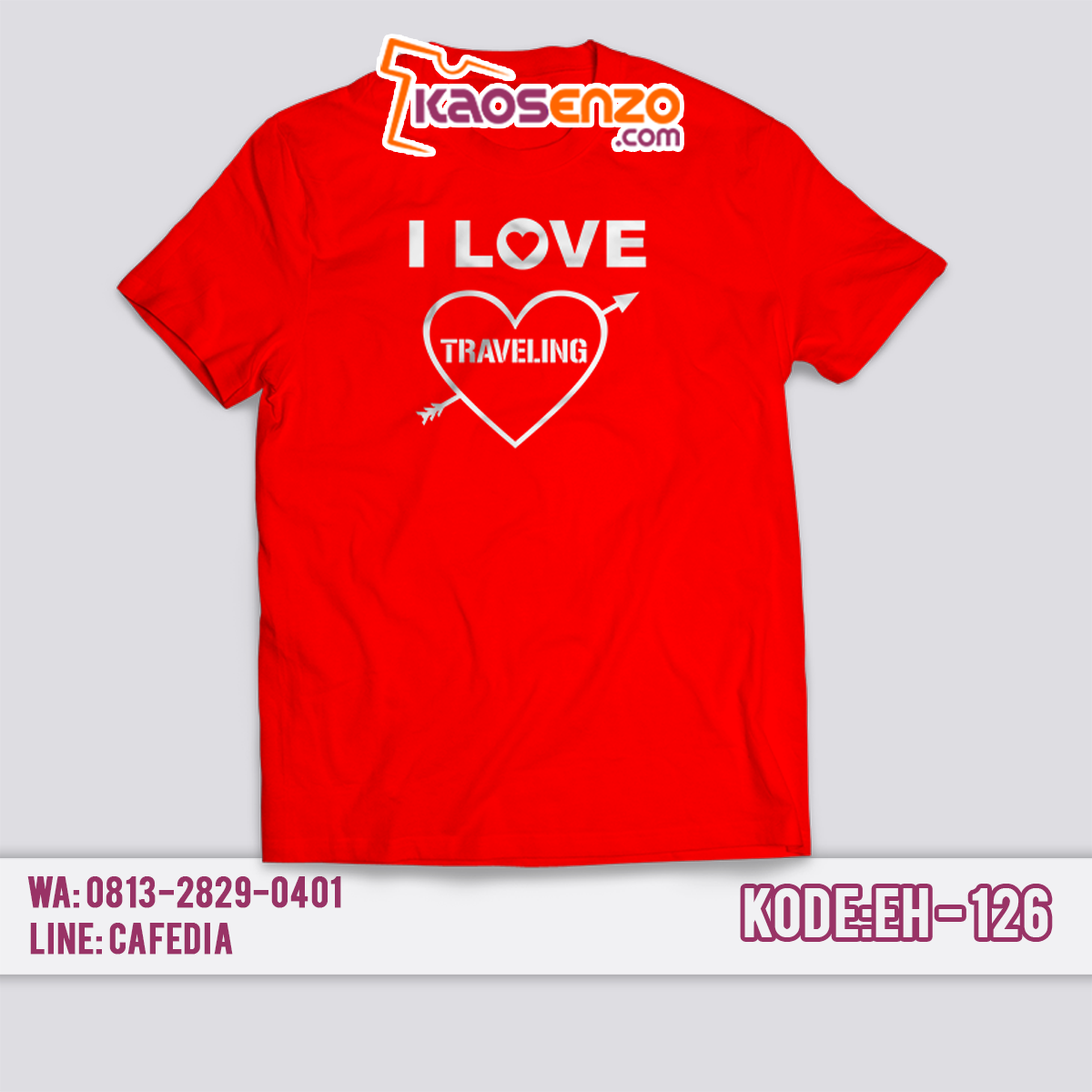 Kaos Couple Keluarga | Anak & Dewasa | Kaos Traveling Gratis Ganti Nama/Tulisan