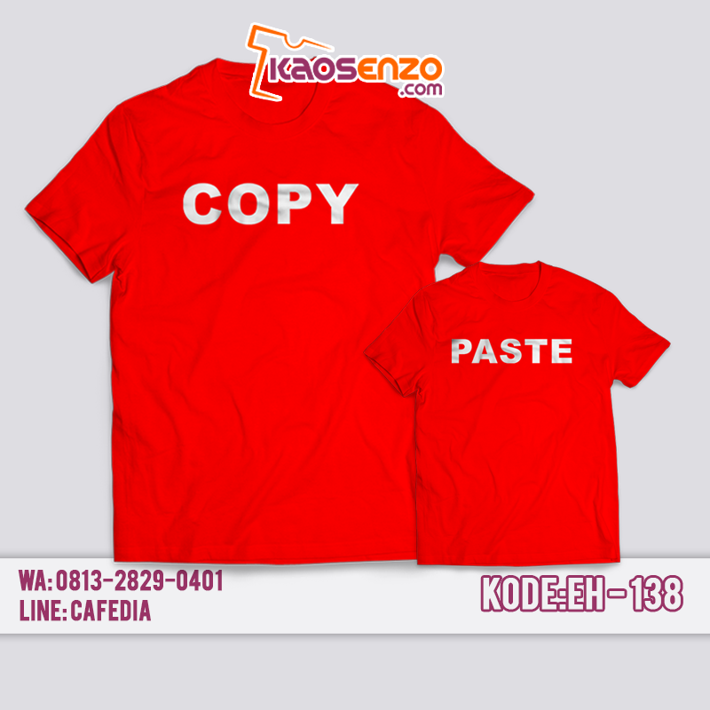 Baju Kaos Keluarga | Anak & Dewasa | Custom Nama | Gratis Ganti Nama/Tulisan 