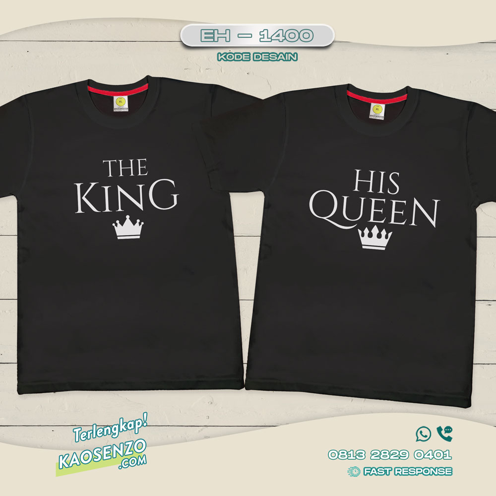 Baju Kaos Couple Pasangan | Kaos Family Custom Anniversary | Kaos Anniversary - EH 1400