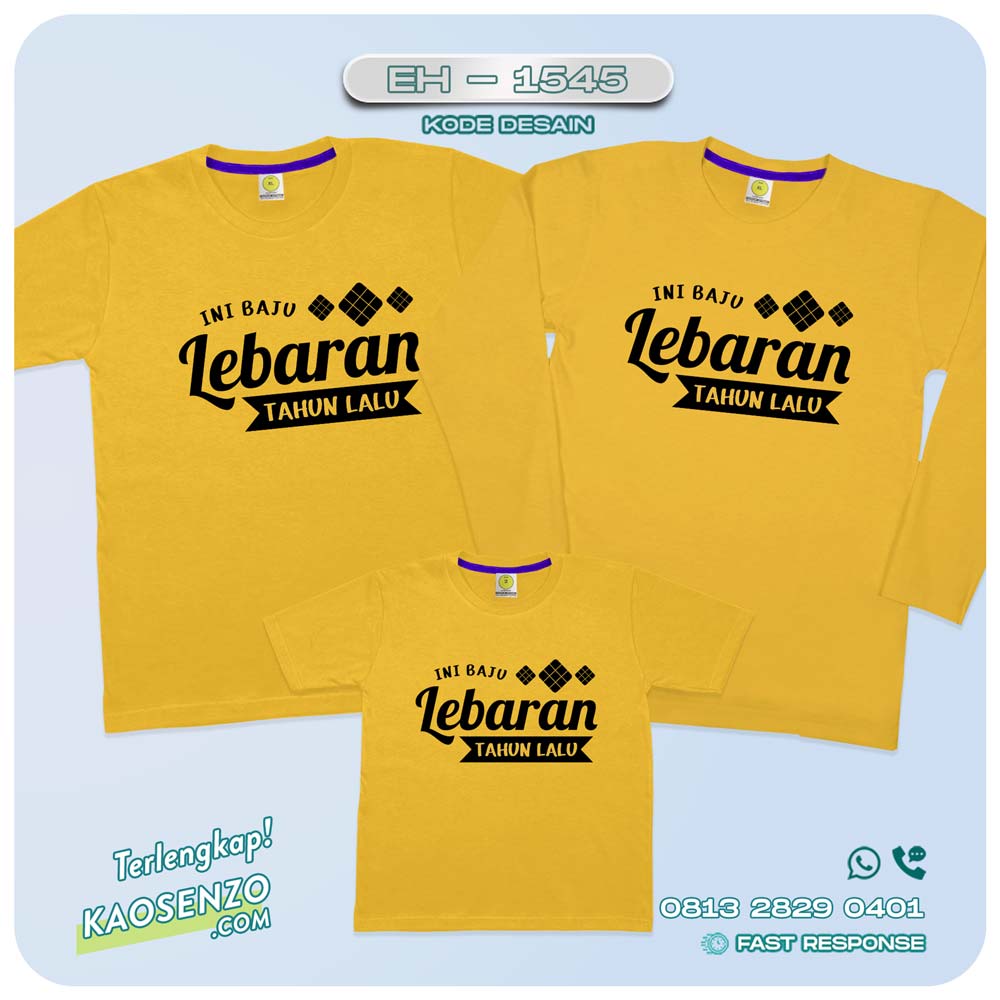 Kaos Couple Keluarga Muslim | Kaos Couple Lebaran | Kaos Keluarga Islami | Kaos Motif Islami EH 1545