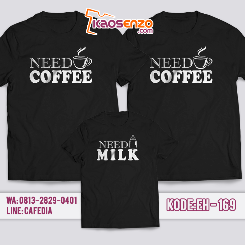 Baju Kaos Keluarga | Anak & Dewasa | Custom Nama | Gratis Ganti Nama/Tulisan