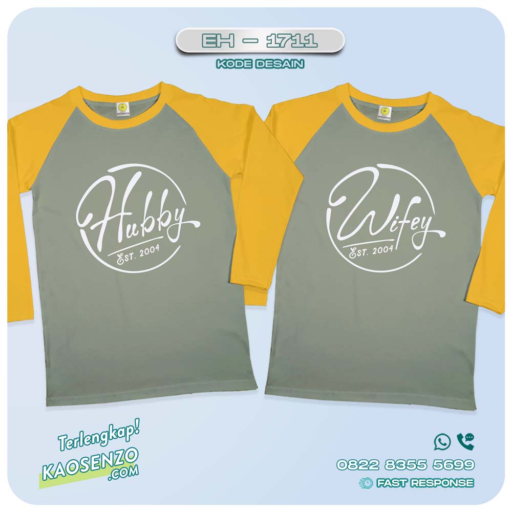 Baju Kaos Couple Keluarga Anniversary | Kaos Family Custom Anniversary | Kaos Anniversary - EH 1711