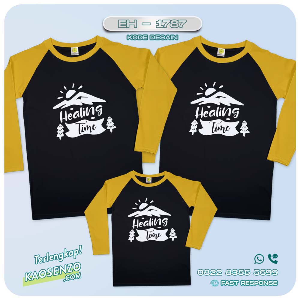 Baju Kaos Couple Keluarga Traveling | Kaos Couple Family Gathering | Kaos Liburan Keluarga | Kaos Liburan - EH-1787