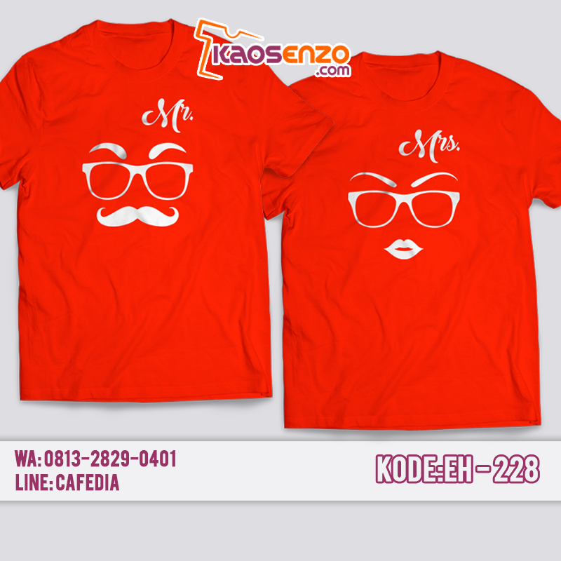 Kaos Custom Keluarga | Kaos Couple Keluarga | Gratis Ganti Nama/Tulisan - EH 228