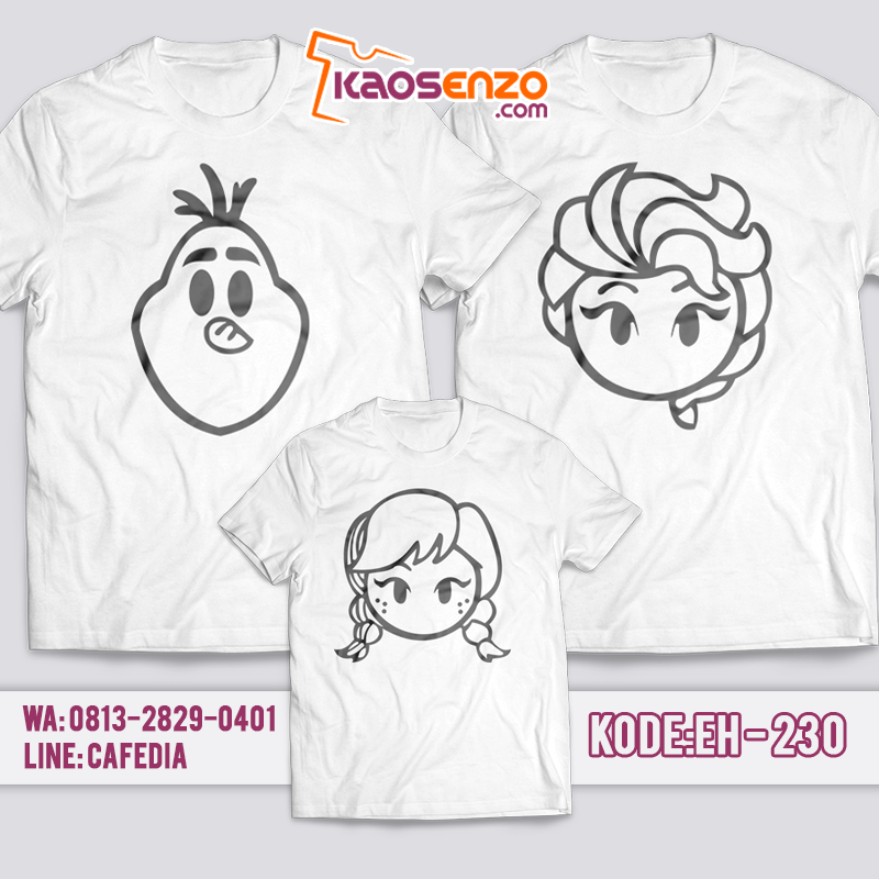 Kaos Custom Keluarga | Kaos Couple Keluarga | Gratis Ganti Nama/Tulisan