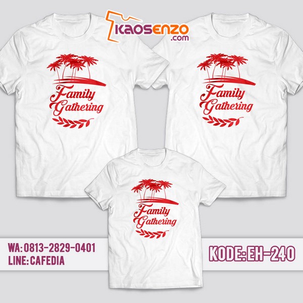 Baju Kaos Family Gathering Beach | Kaos Family Custom Beach - EH 240