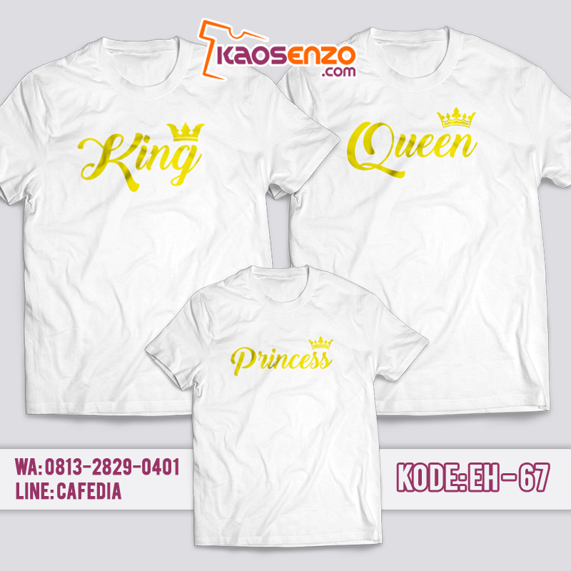 Baju Kaos Keluarga | Kaos Nama Anak & Dewasa | Custom Nama | Gratis Ganti Nama/Tulisan 