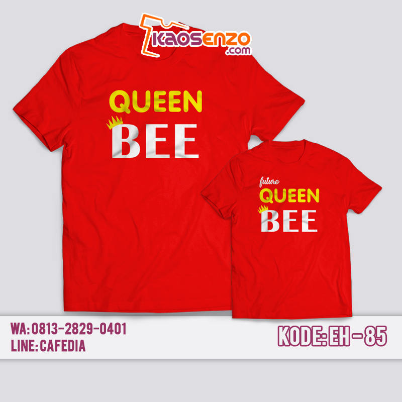 Baju Kaos Keluarga | Anak & Dewasa | Custom Nama | Gratis Ganti Nama/Tulisan