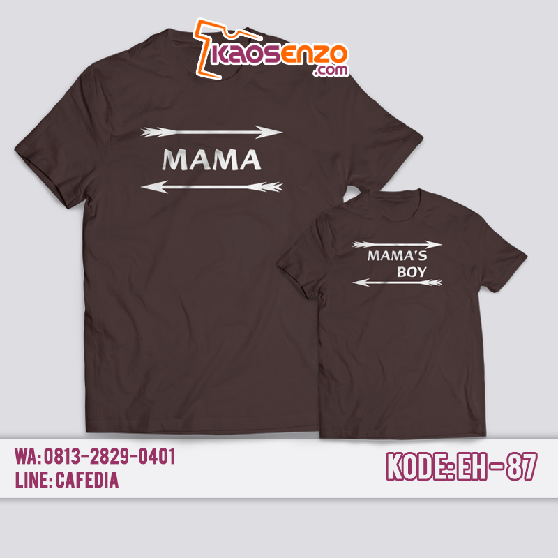 Baju Kaos Keluarga | Anak & Dewasa | Custom Nama | Gratis Ganti Nama/Tulisan