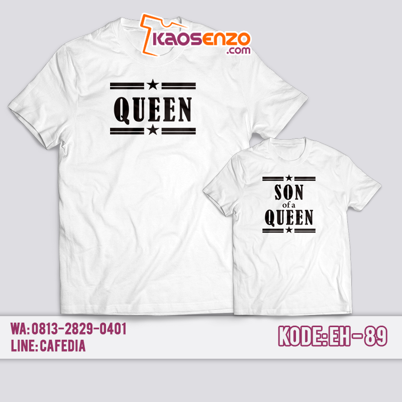 Baju Kaos Keluarga | Anak & Dewasa | Custom Nama | Gratis Ganti Nama/Tulisan 