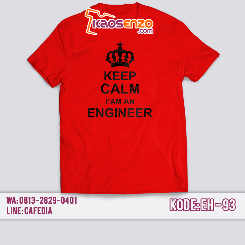 Kaos Keep Calm | Baju Kaos Keluarga | Anak & Dewasa | Custom Nama | Gratis Ganti Nama/Tulisan