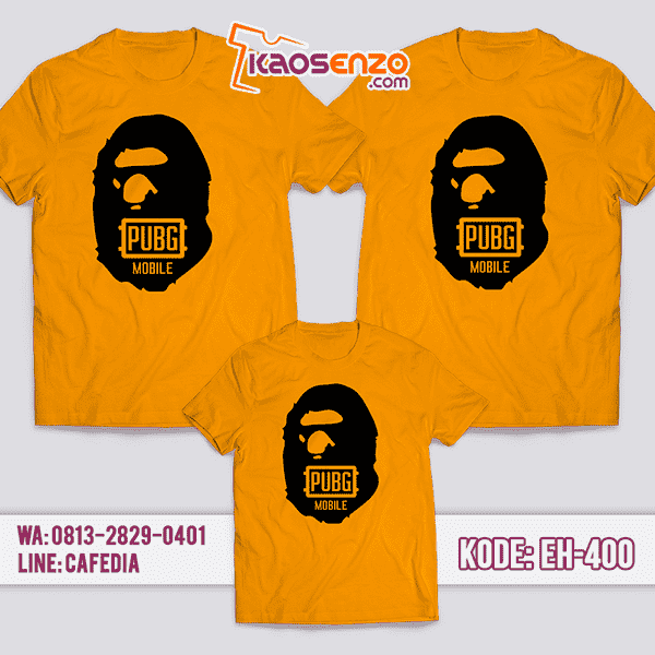 Baju Kaos Couple Keluarga | Kaos Family Custom PUBG - EH 400