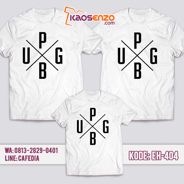 Baju Kaos Couple Keluarga | Kaos Family Custom PUBG - EH 404