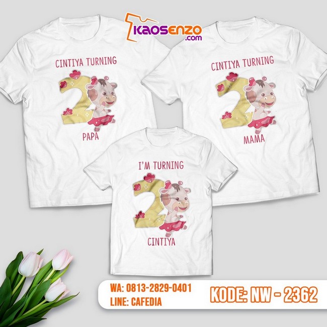 Baju Kaos Couple Keluarga Animal Zoo | Kaos Family Custom | Kaos Animal Zoo - NW 2362