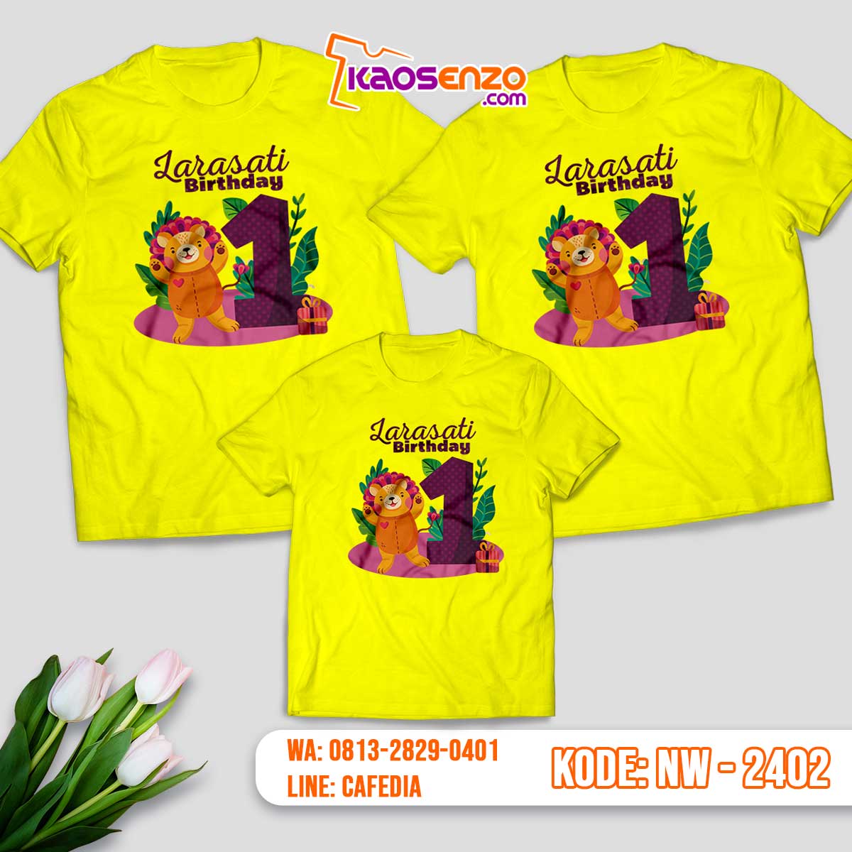 Baju Kaos Couple Keluarga Animal Zoo | Kaos Family Custom | Kaos Animal Zoo - NW 2402